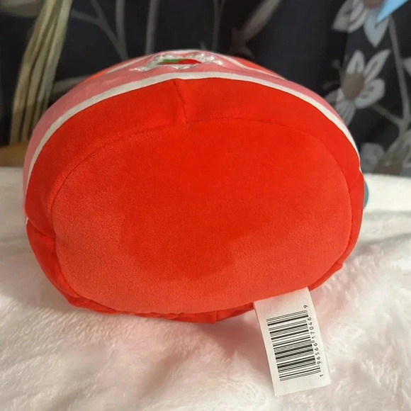 🦖😍🍓🎉 NWT Squishmallows 7” Janna the Strawberry Jam Squishmallow 🎉🍓😍 - Picture 6 of 8